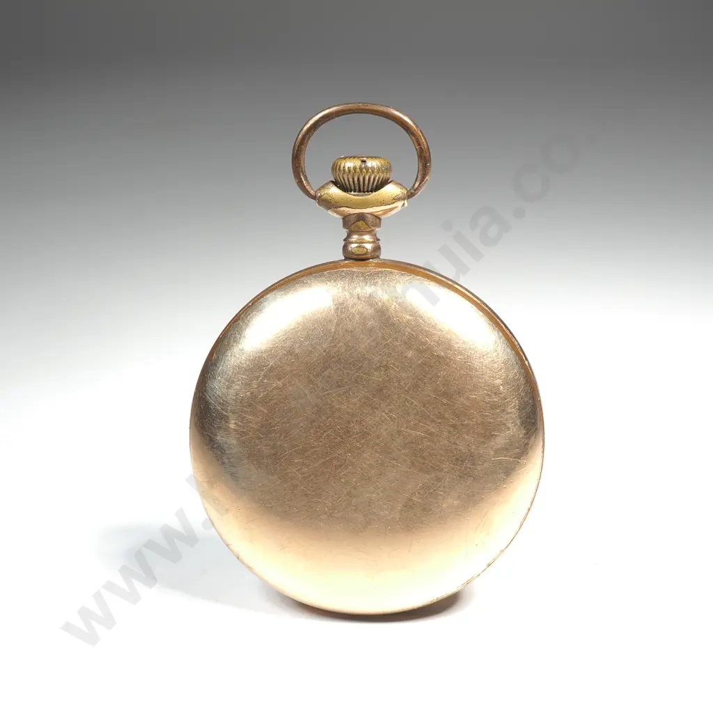 Impressive Elgin Rolled Gold Pocket Watch A/F Image 1++