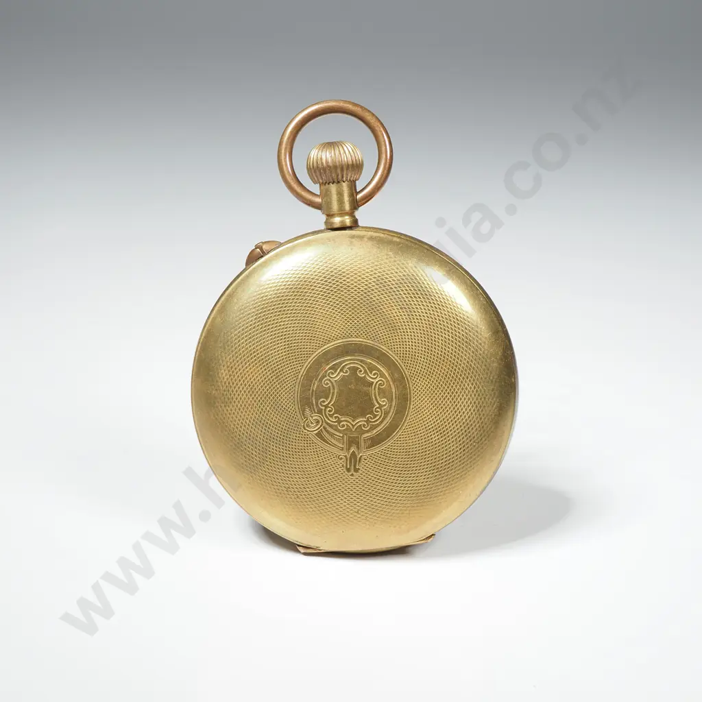 Rolled Gold Best Patent Level Pocket Watch Image 1++