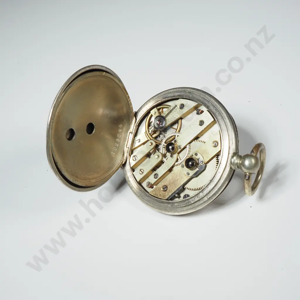 Vintage Pocket Watch w Fob Chain Image 1++