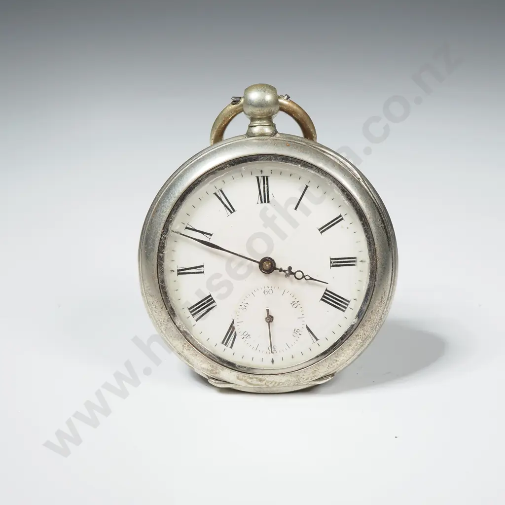 Vintage Pocket Watch w Fob Chain Image 1++
