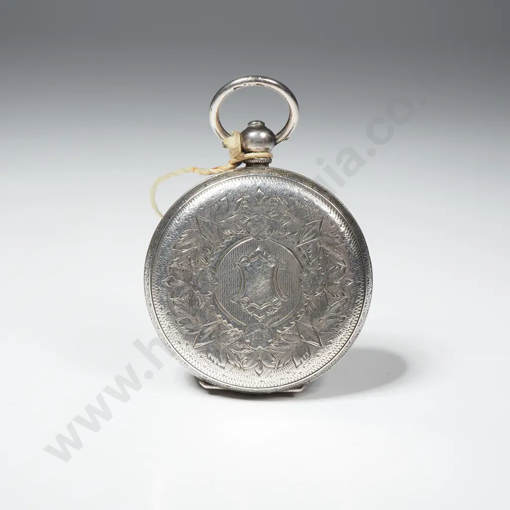 Sterling Silver Pocket Watch A/F Image 1++