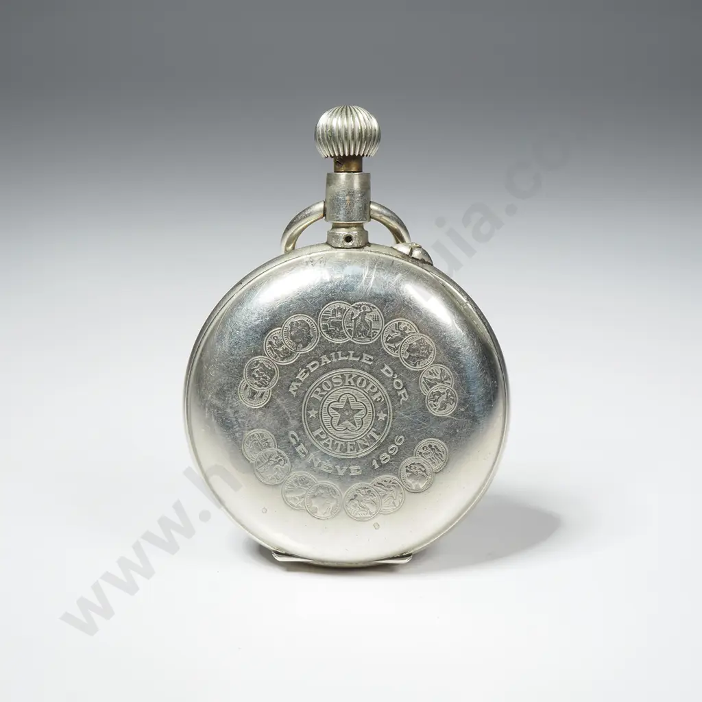 Vintage Roskopf Pocket Watch A/F Image 1++