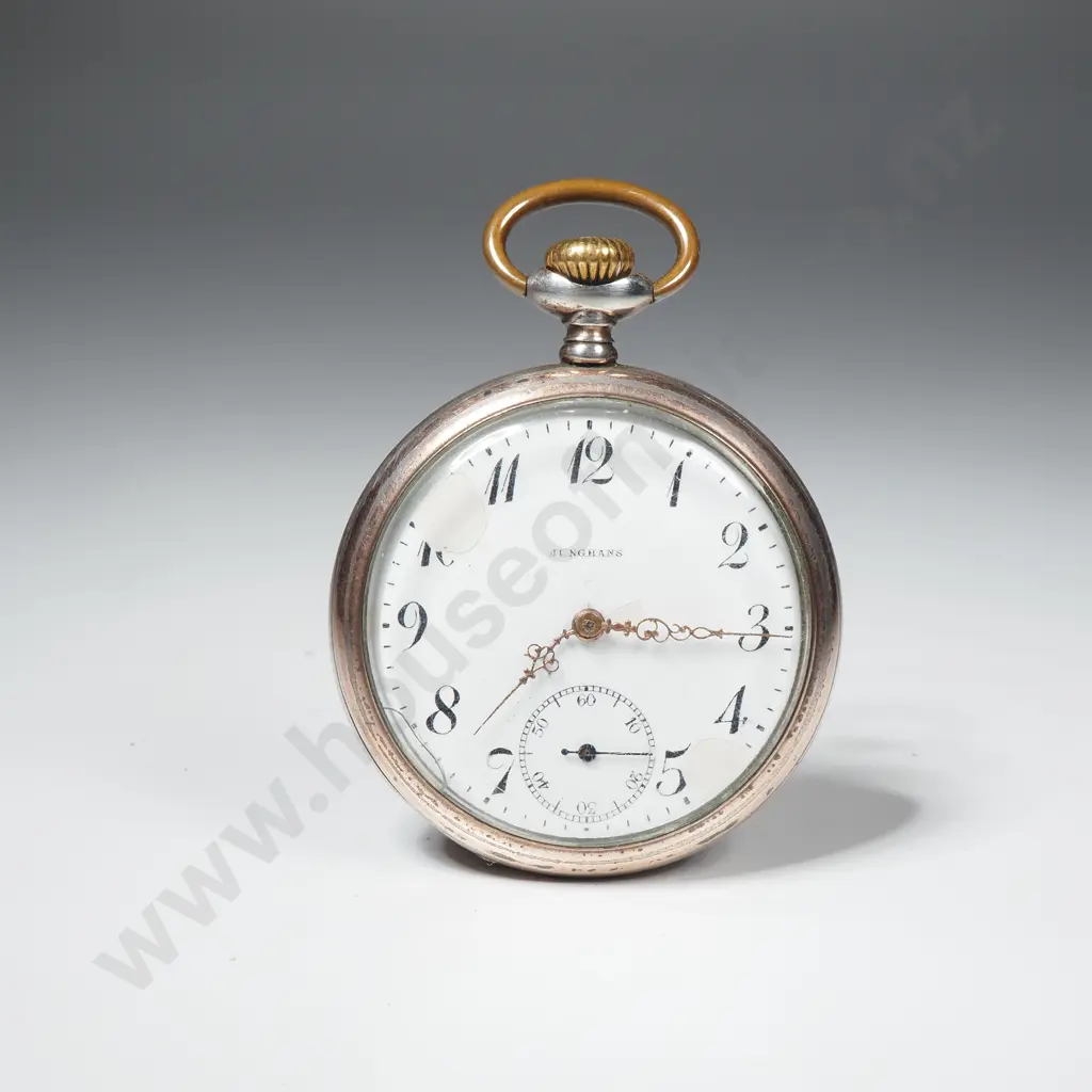 Vintage Pocket Watch w Fob Chain Image 1++