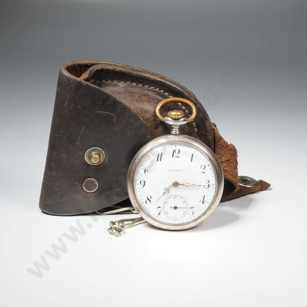 Vintage Pocket Watch w Fob Chain Image 1++