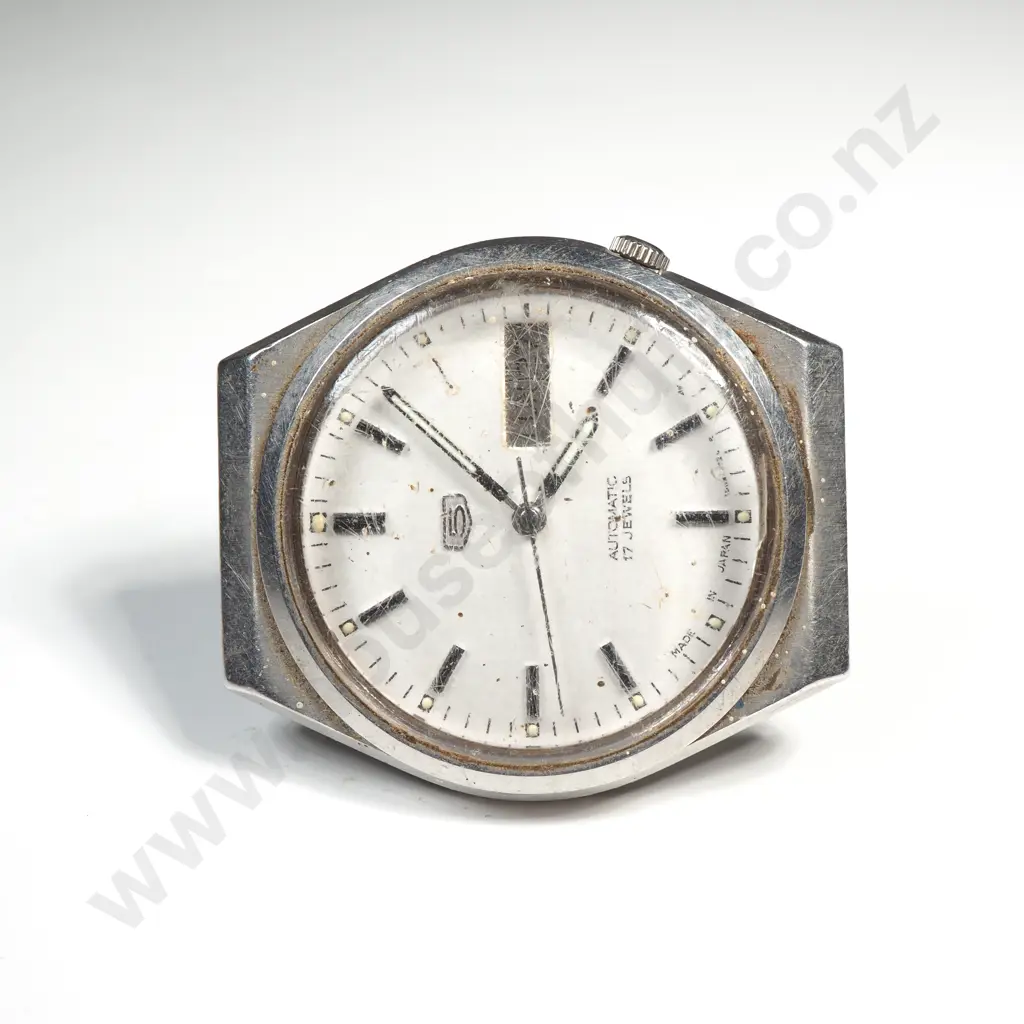 Vintage Seiko 5 Automatic Gents Wrist Watch Face AF Image 1++