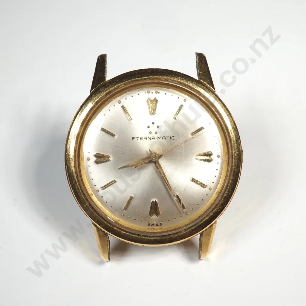 Vintage Eterna matic Gents Wrist Watch Head Image 1++