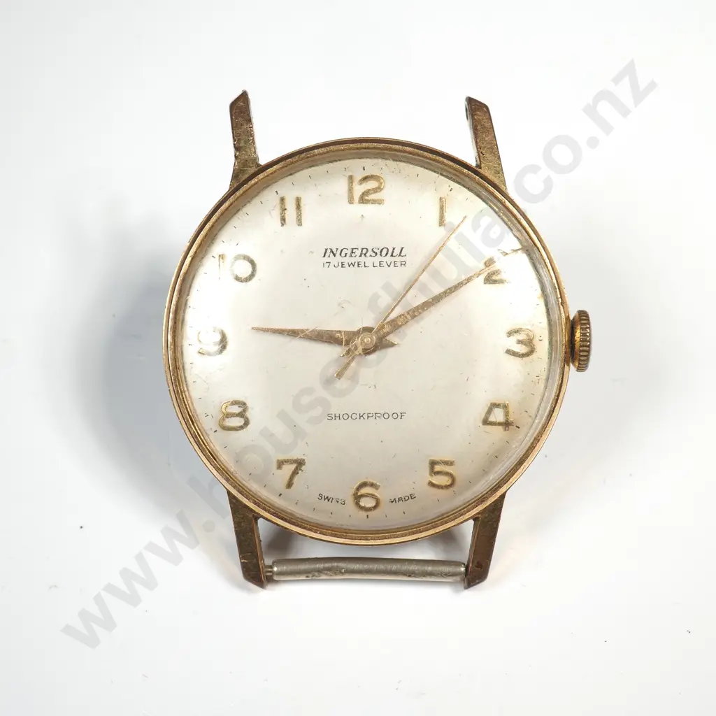 Vintage Ingersoll Gents Wrist Watch Head AF Image 1++