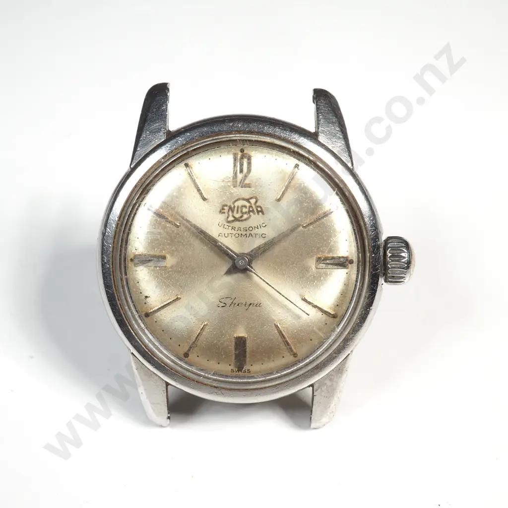 Vintage Enicar Ultrasonic Automatic Gents Wrist Watch Head Image 1++