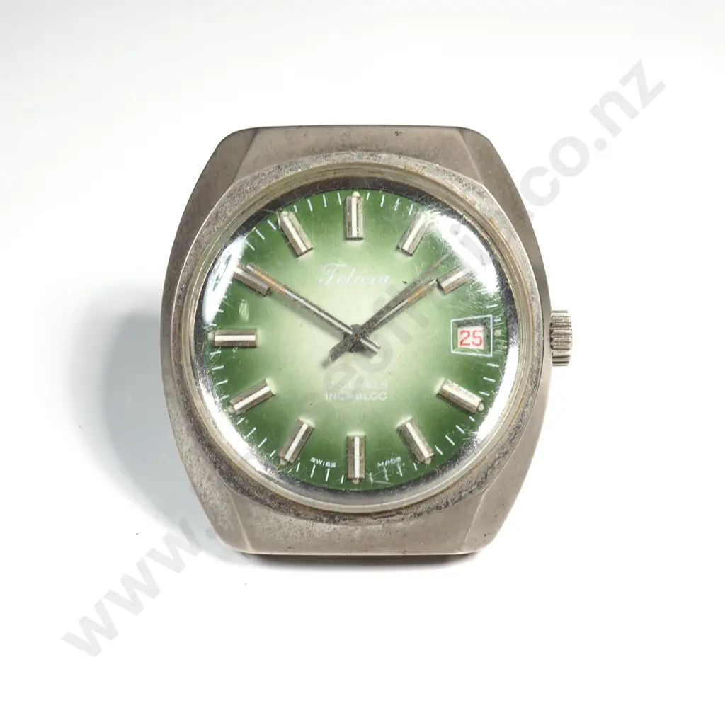 Vintage Felicia Gents Wrist Watch Head AF Image 1++