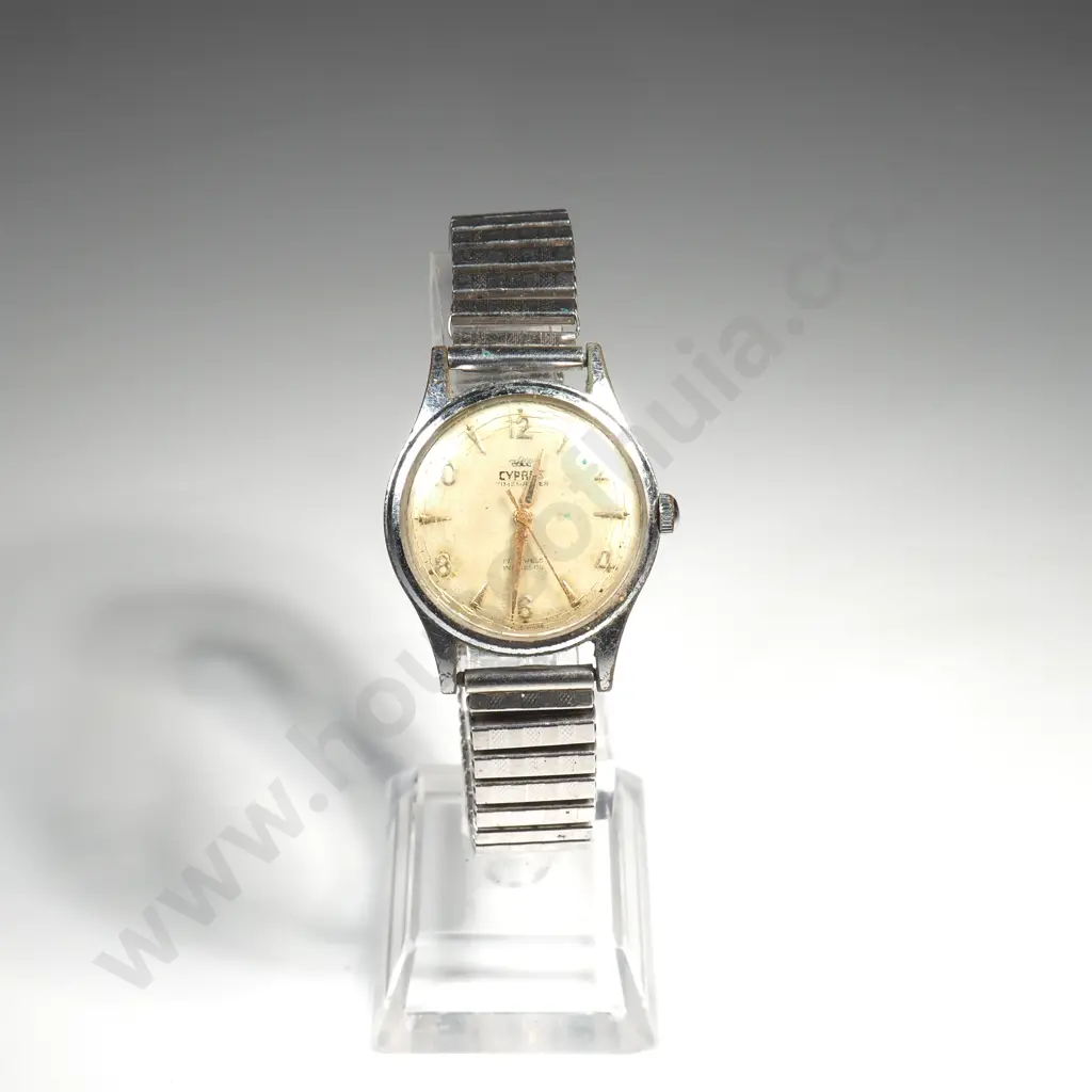 Vintage Cyprus Gents Wrist Watch Image 1++