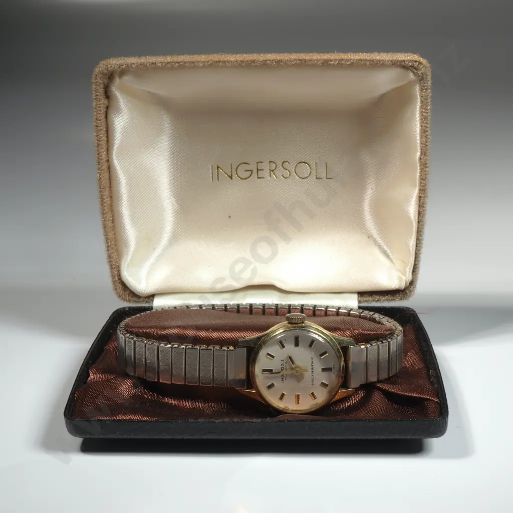 Cased Ladies Ingersol Wristwatch Image 1++