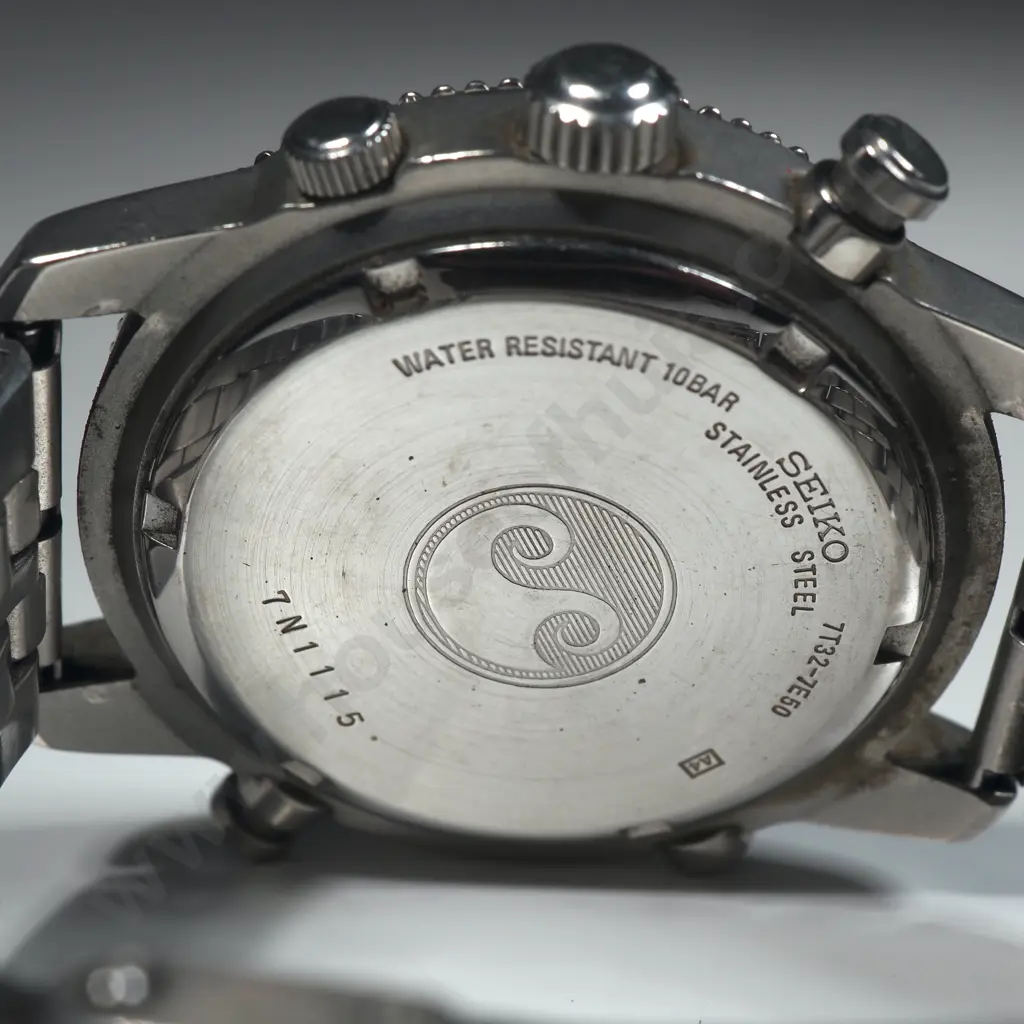 Vintage Seiko Chronograph Gents Wrist Watch Image 1++