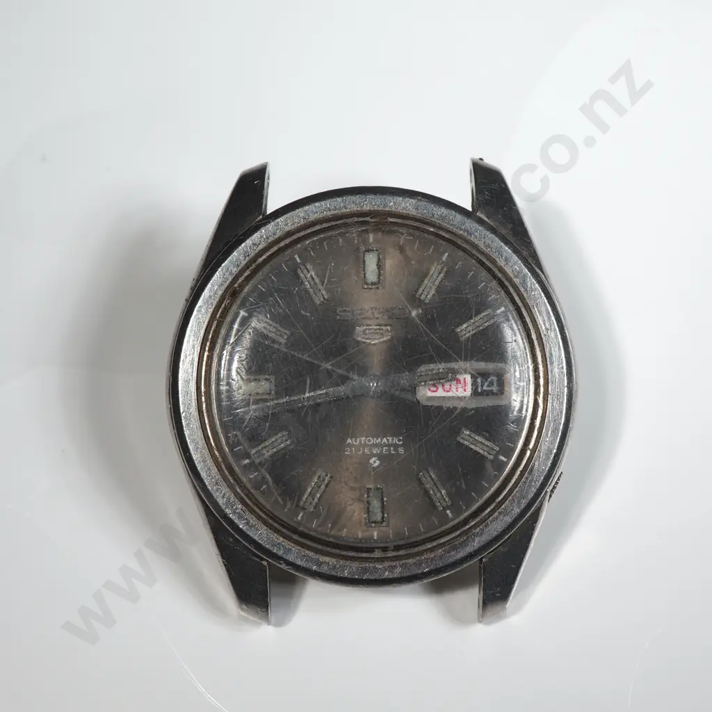 Vintage Seiko 5 Automatic Gents Wrist Watch Head AF Image 1++