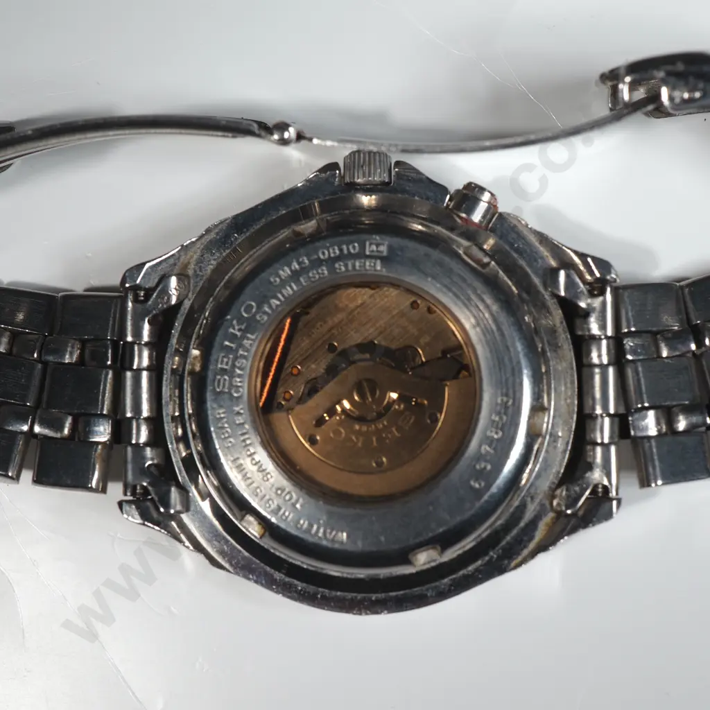 Seiko SQ-50 Kinetic Wristwatch w Manual Image 1++