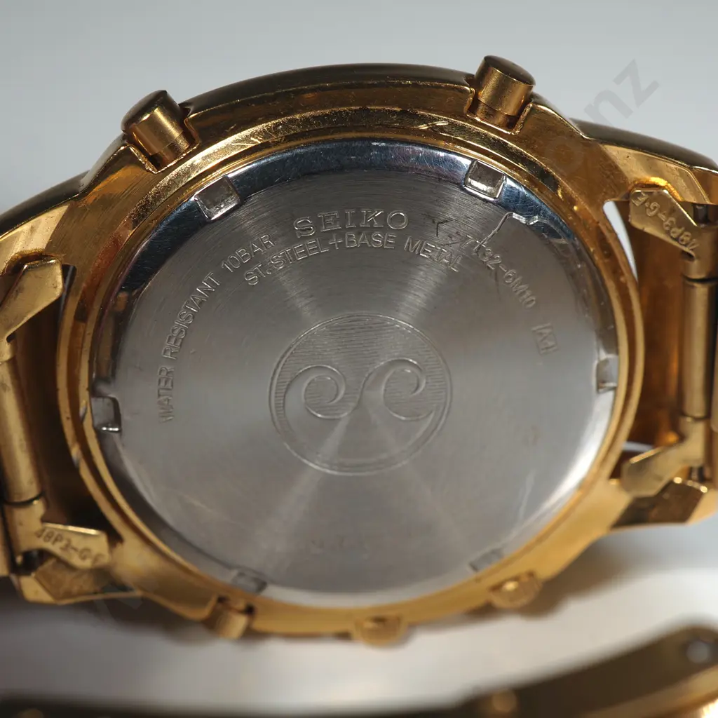 Vintage Seiko Chronograph Gents Wrist Watch Image 1++