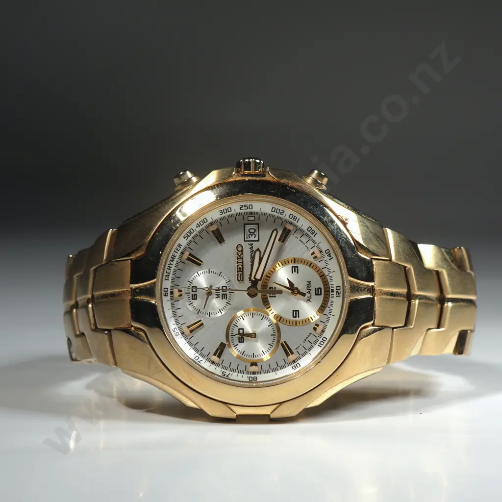Vintage Seiko Chronograph Automatic Gents Wrist Watch Image 1++