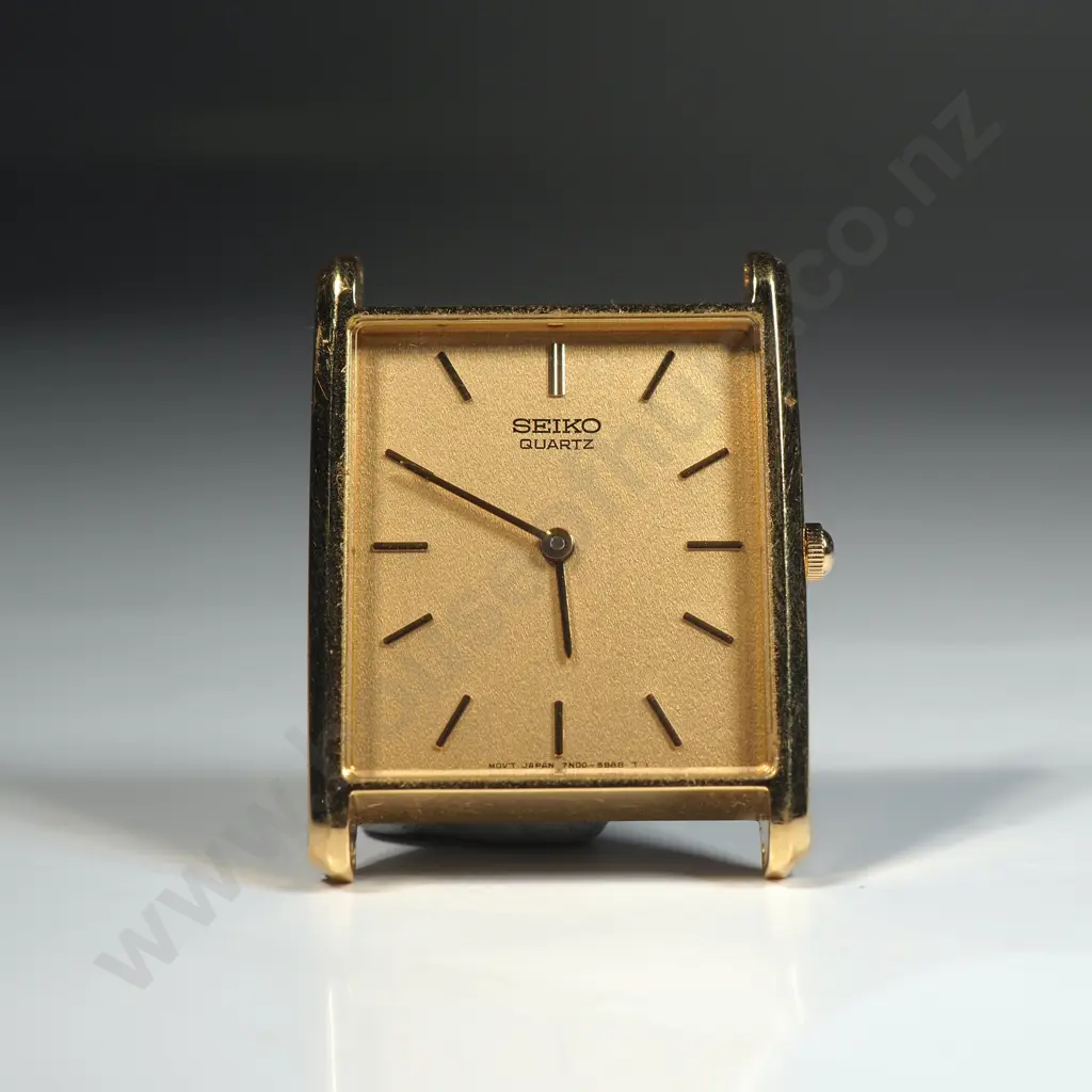 Vintage Seiko Quartz Gents Wrist Watch Face AF Image 1++