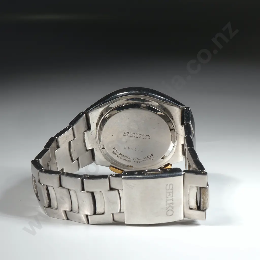 Vintage Seiko Chronograph Gents Wrist Watch Image 1++