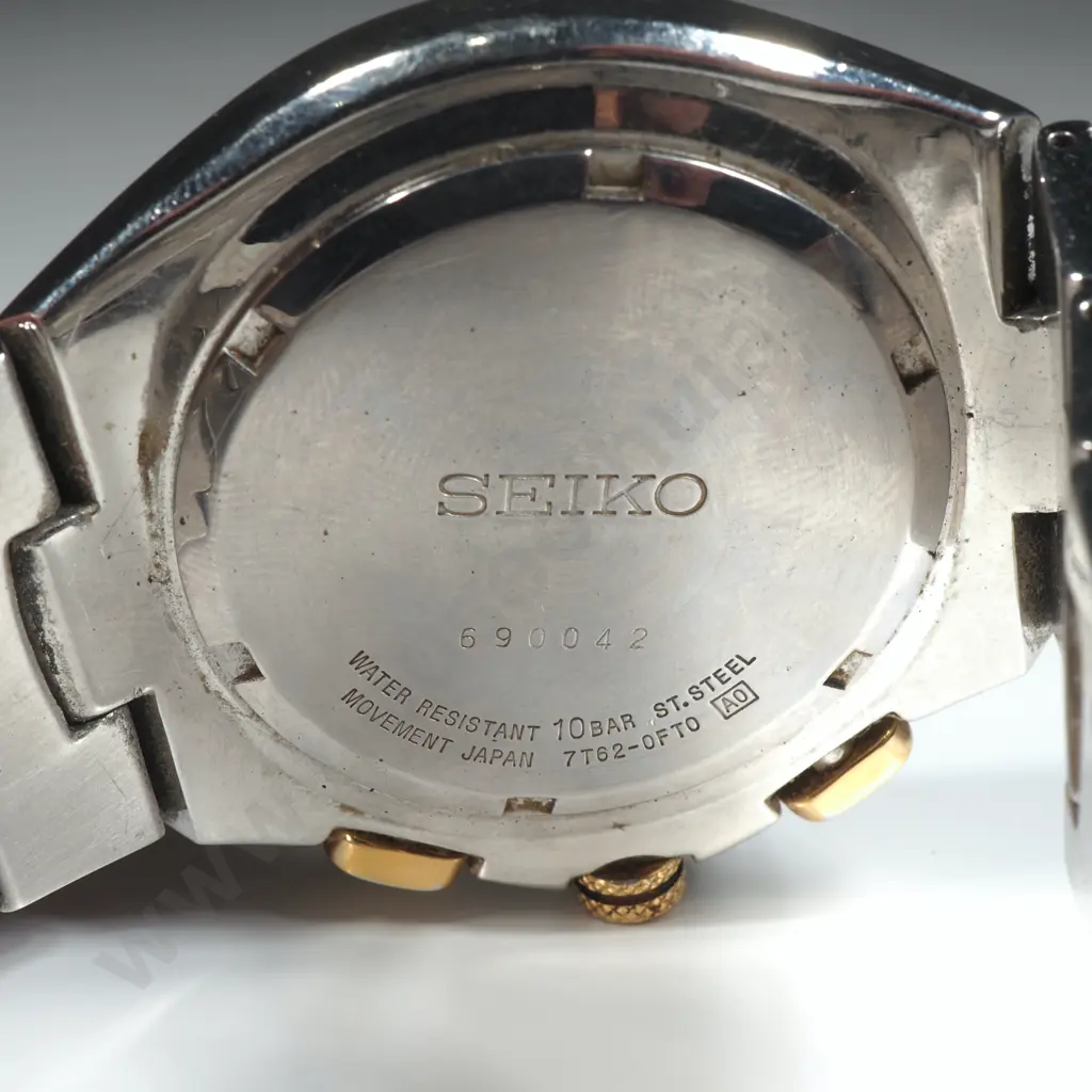 Vintage Seiko Chronograph Gents Wrist Watch Image 1++
