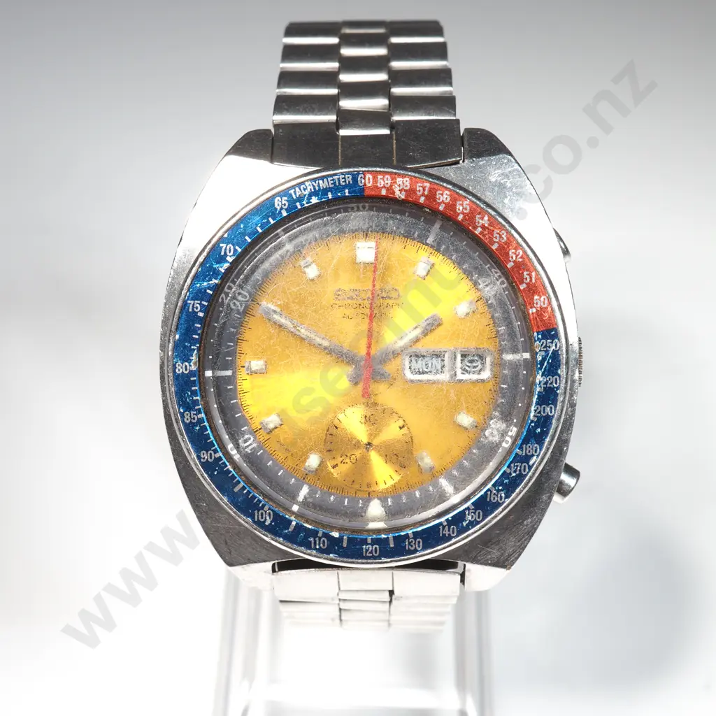Vintage Seiko Cronograph Gents Wrist Watch AF Image 1++