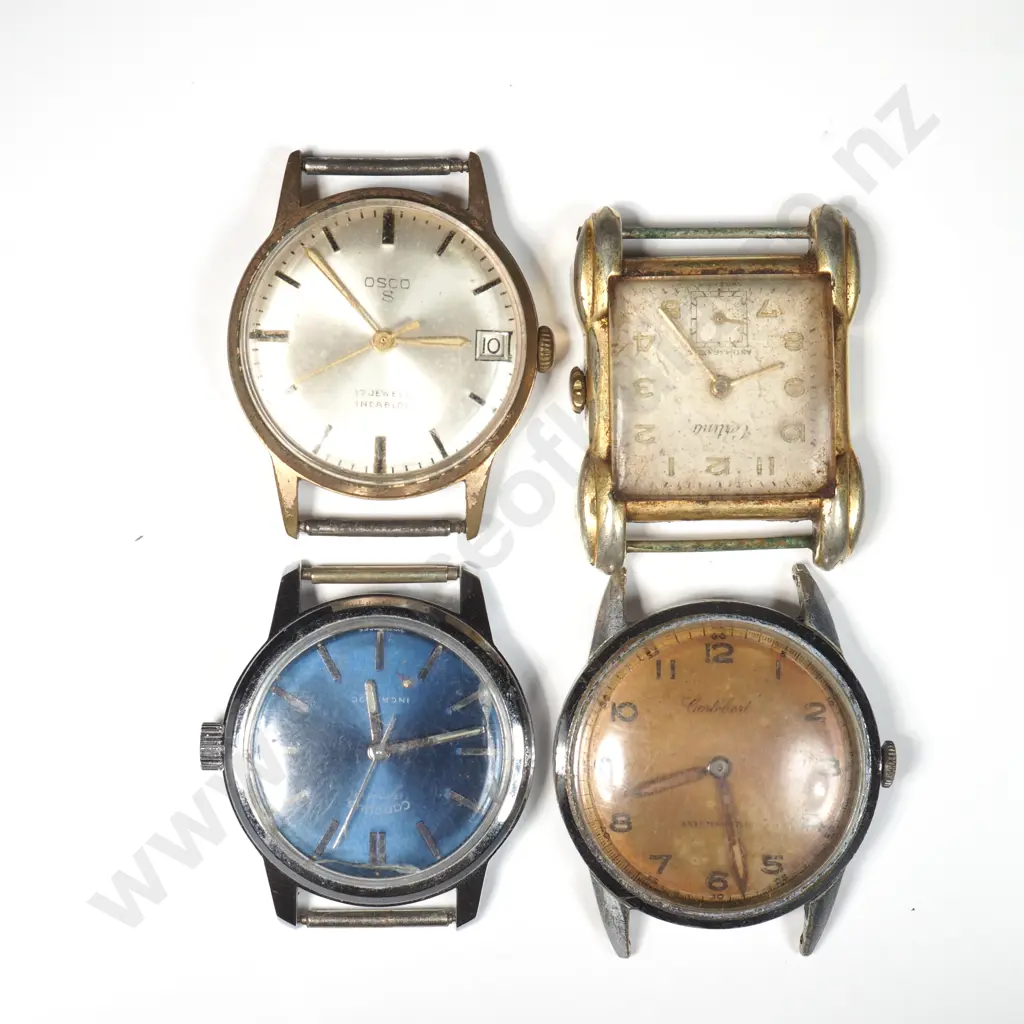 Four Gents Vintage Wristwatch Head Image 1++
