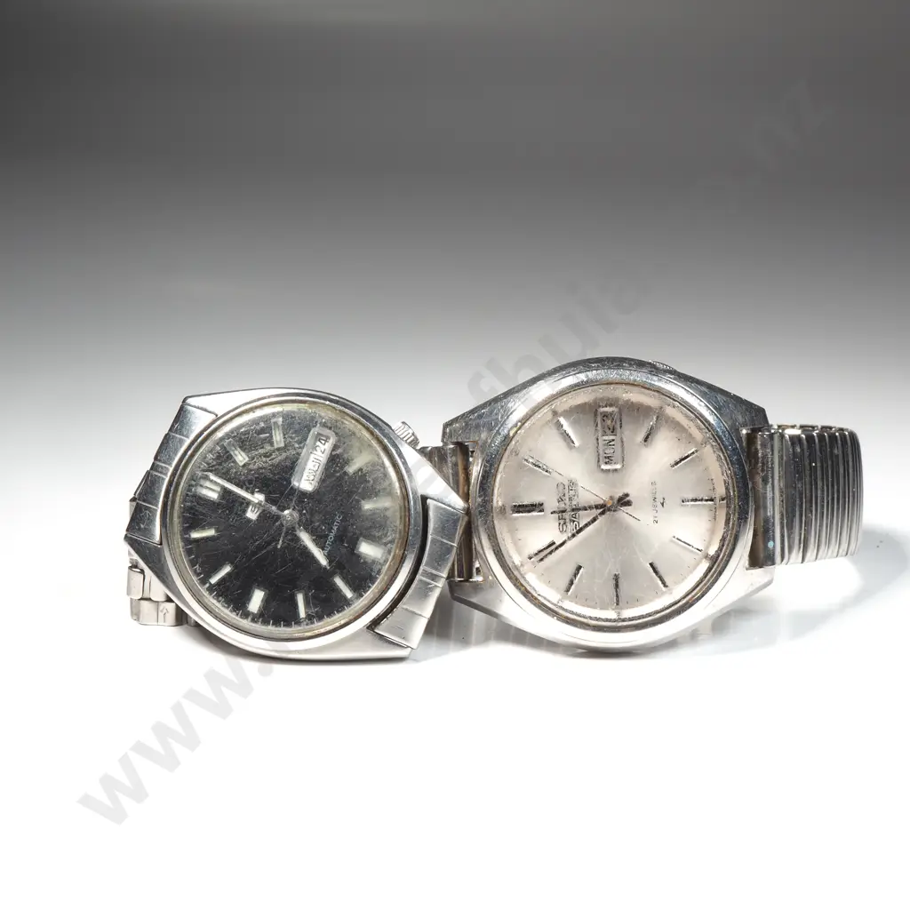 Two Vintage Seiko Wristwatches A/F Image 1++