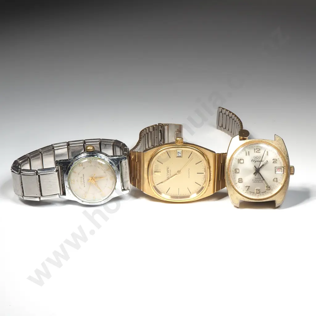 Three Vintage Wristwatches Image 1++