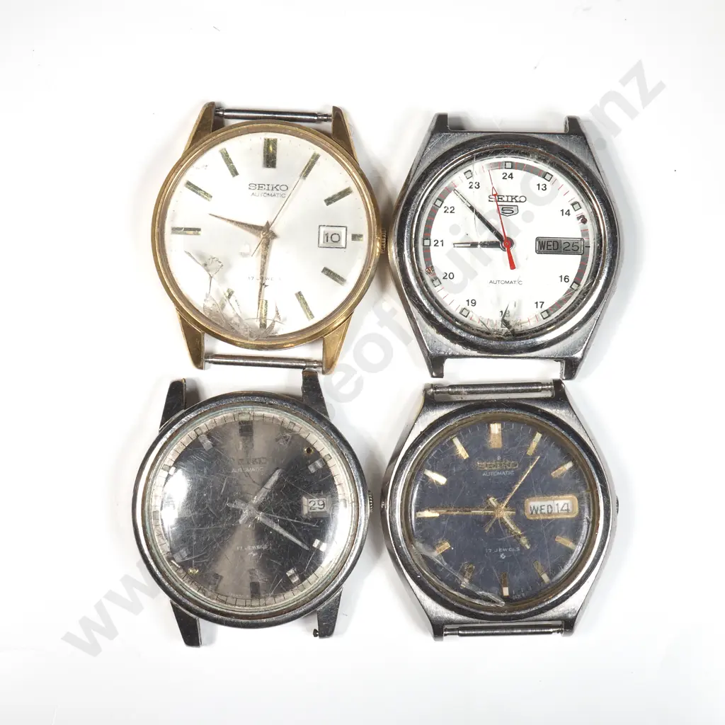 Four Vintage Wristwatch Heads Image 1++