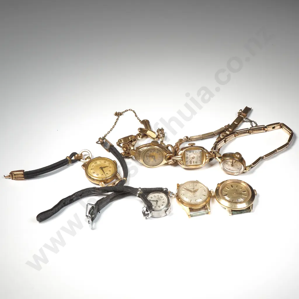 Assorted Lot of Vintage Rolled Gold Ladies Watches Image 1++