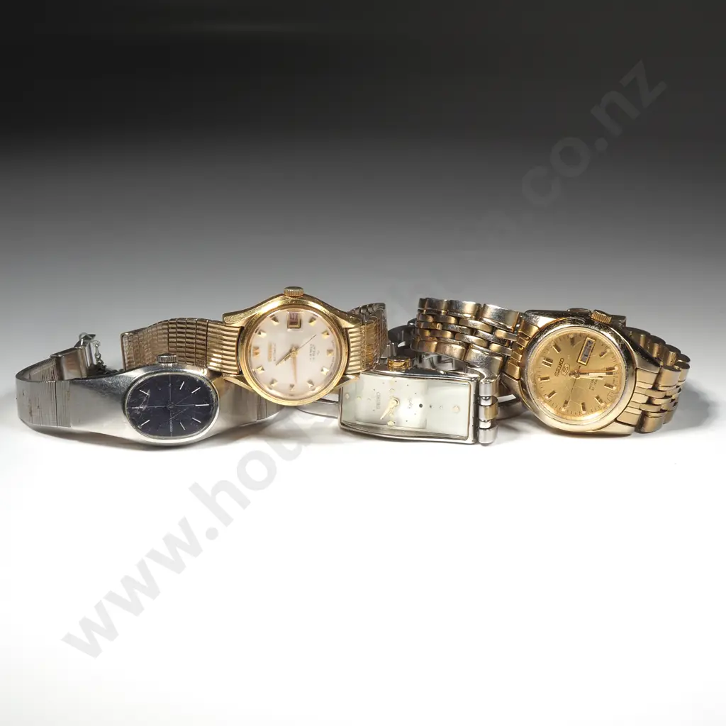 Bag Of 5 Vintage Ladies Wrist Watches Image 1++