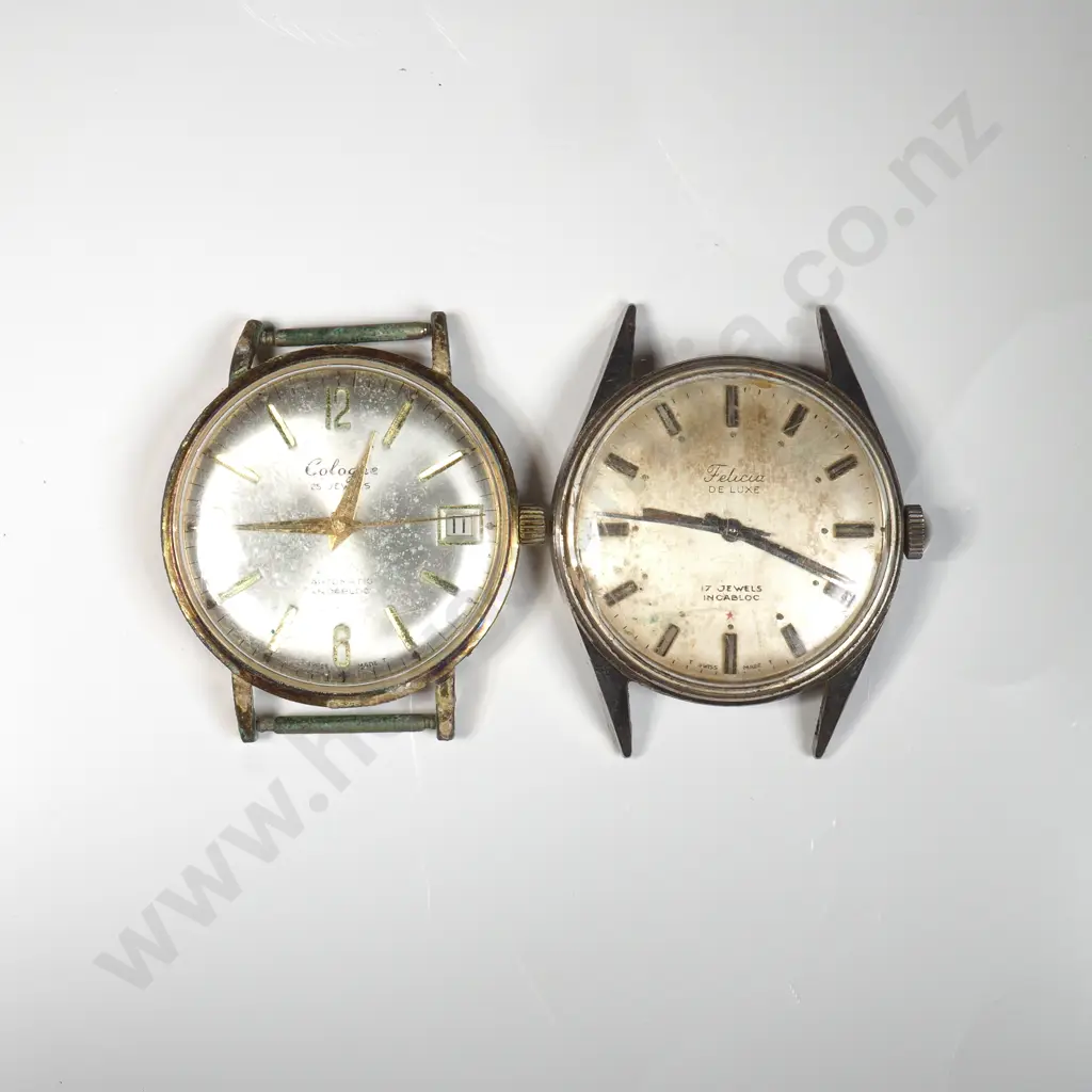 Pair Of Gents Wrist Watch Heads AF Image 1++