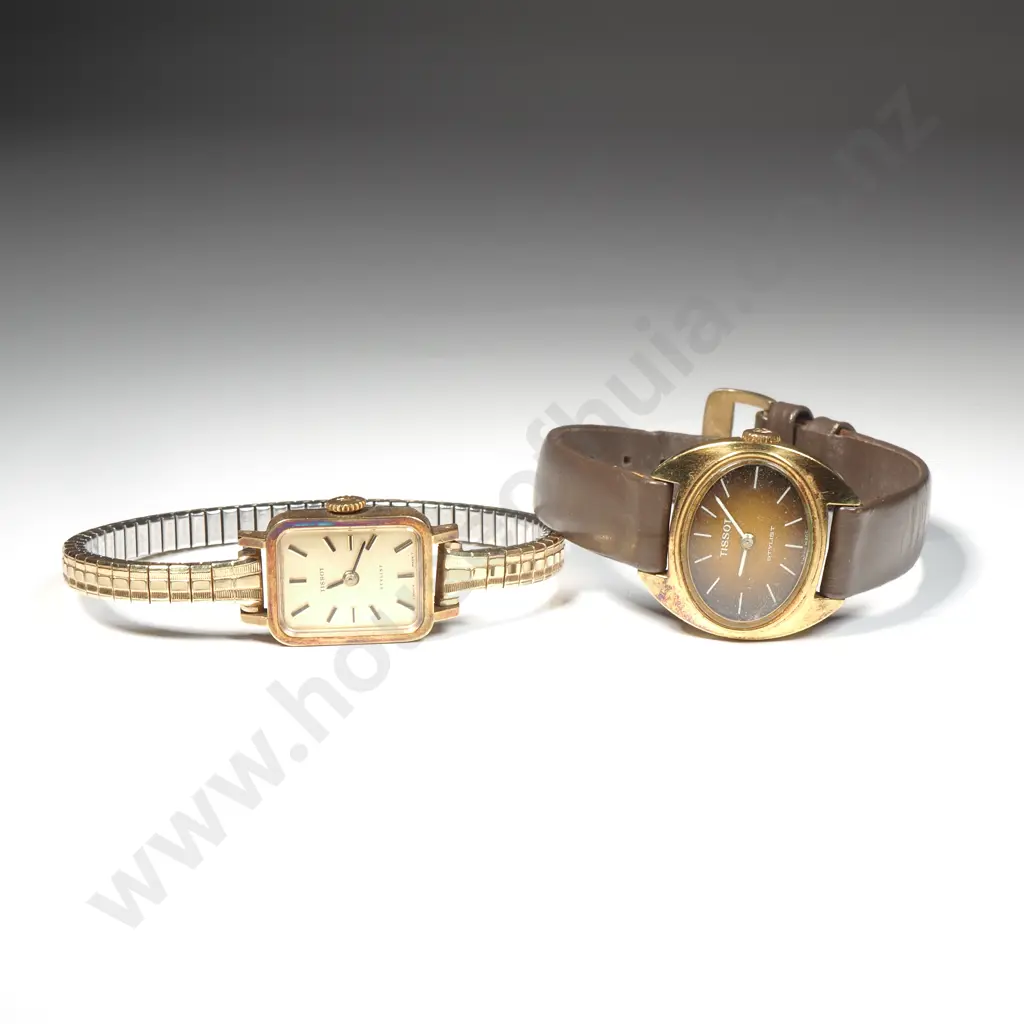 Two Ladies Vintage Tissot Stylist Wristwatches Image 1++