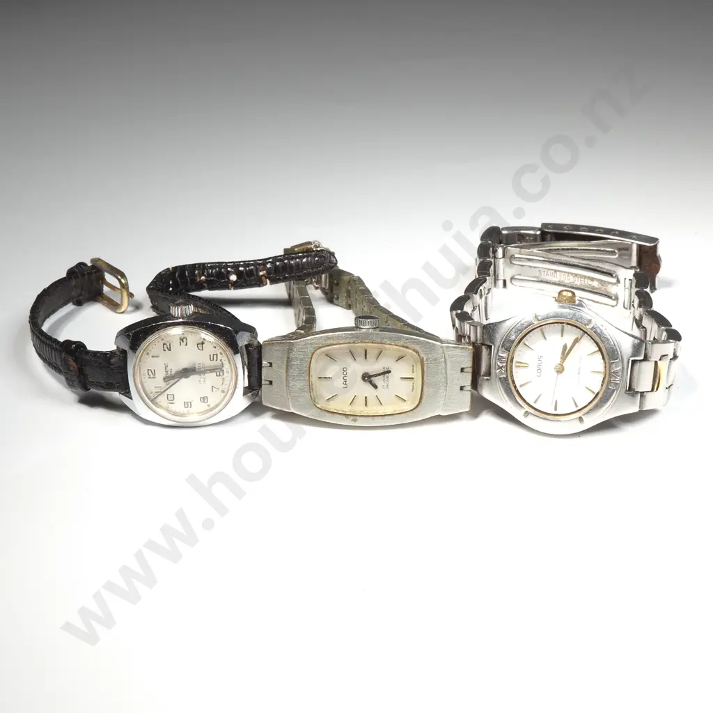 Three Vintage Wristwatches Image 1++