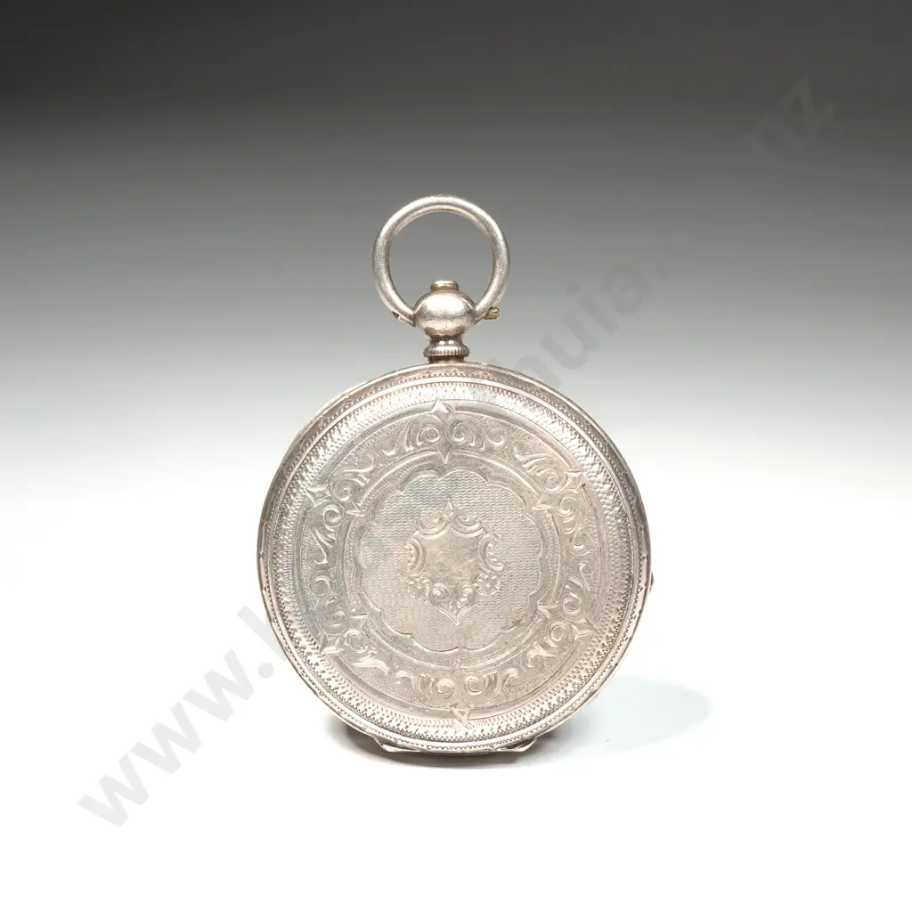 Antique Sterling Silver Ladies Pocket Watch A/F Image 1++