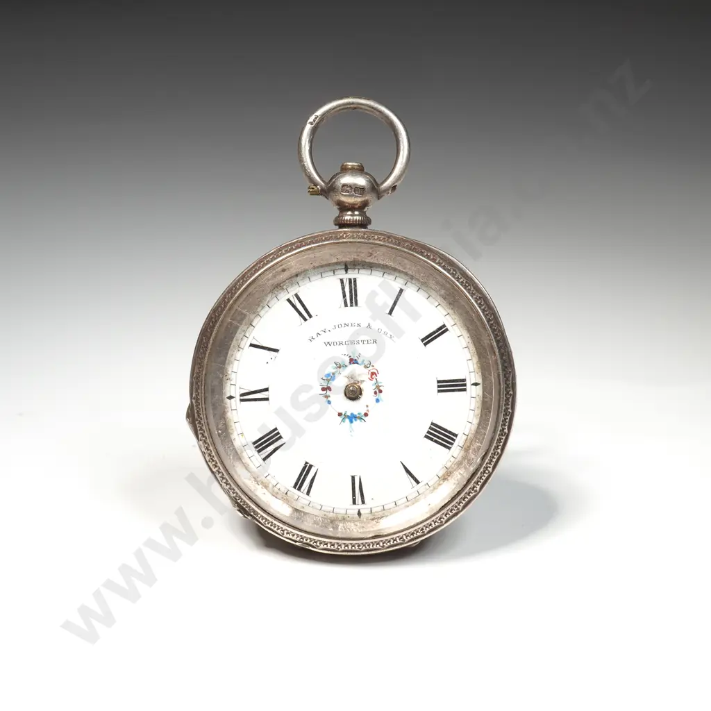 Antique Sterling Silver Ladies Pocket Watch A/F Image 1++