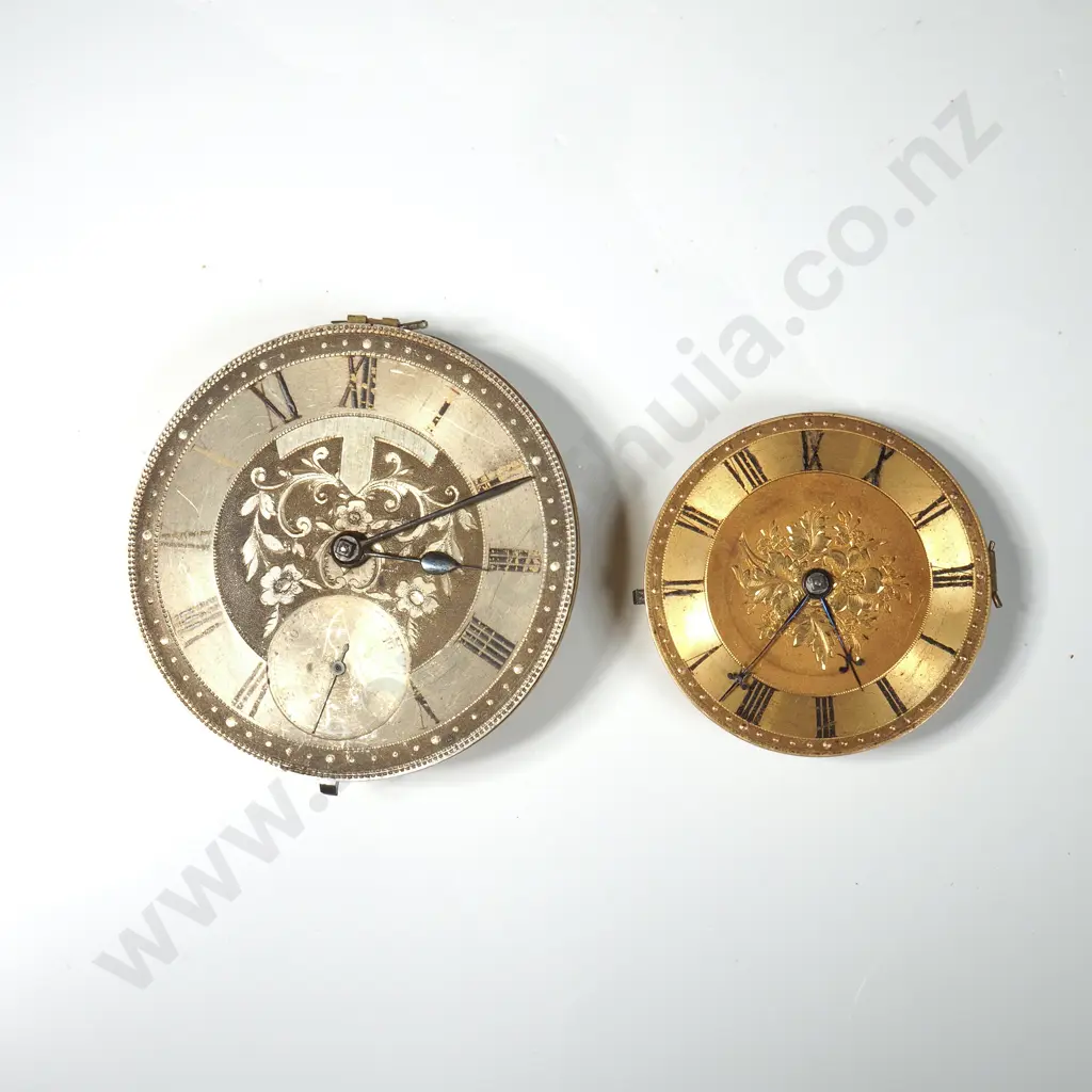 Two Antique Pocket Watch Movements Image 1++