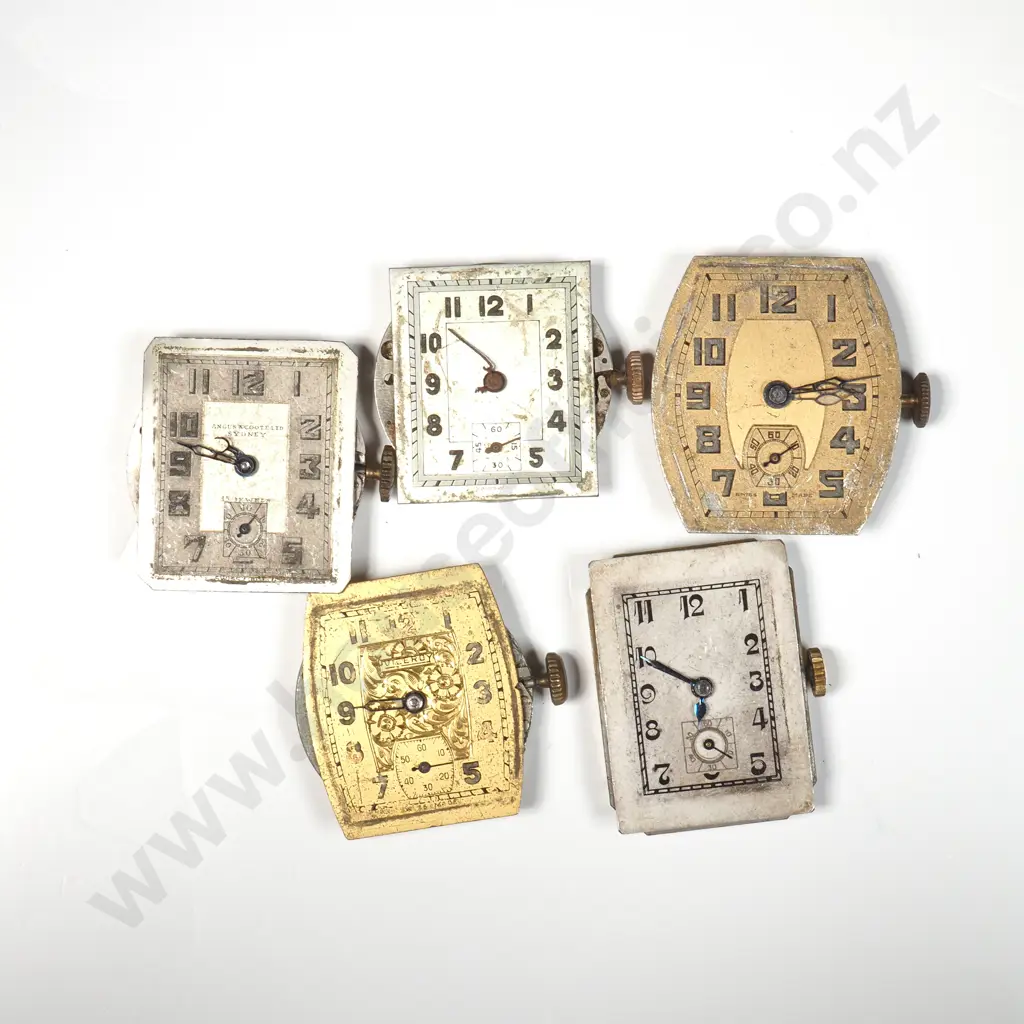 Bag Of Assorted Watch Faces & Mechanisms AF Image 1++