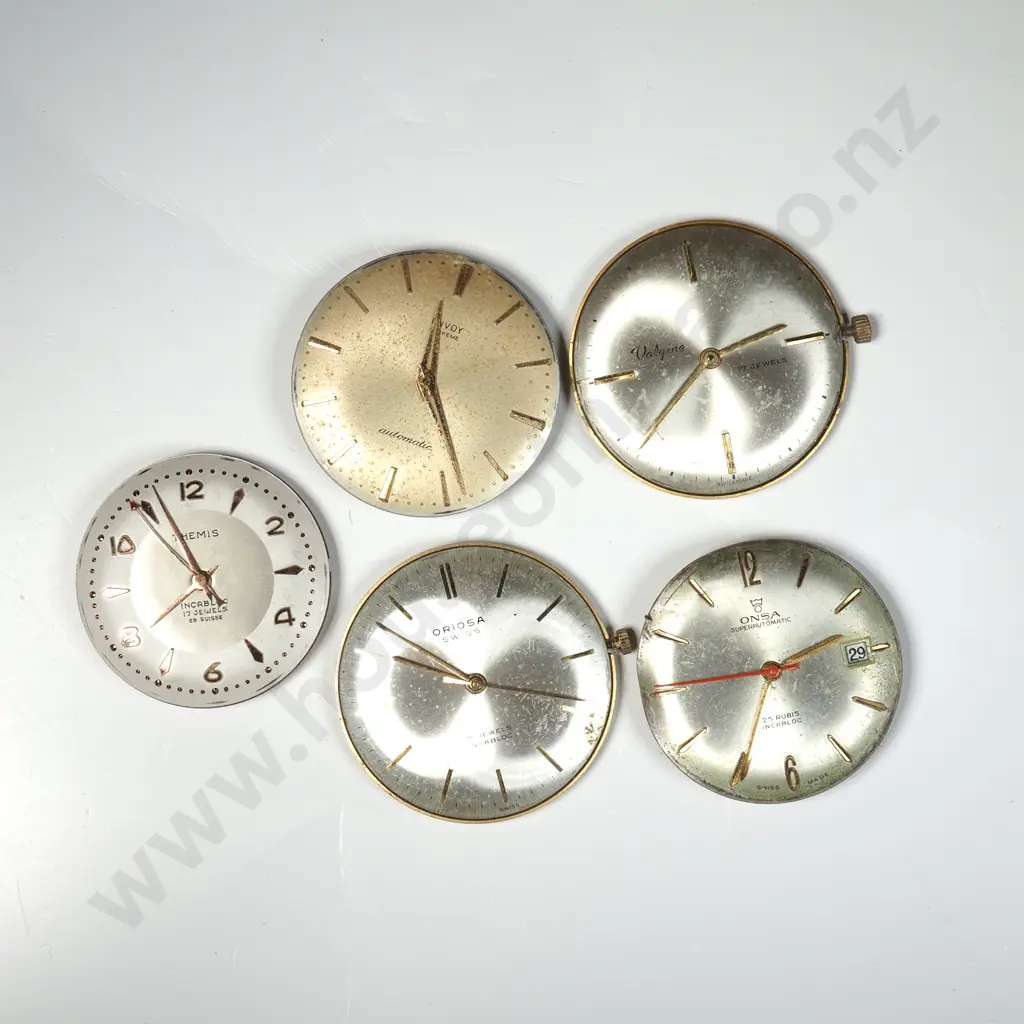 Small Bag of Assorted Watch Faces & Mechanisms AF Image 1++