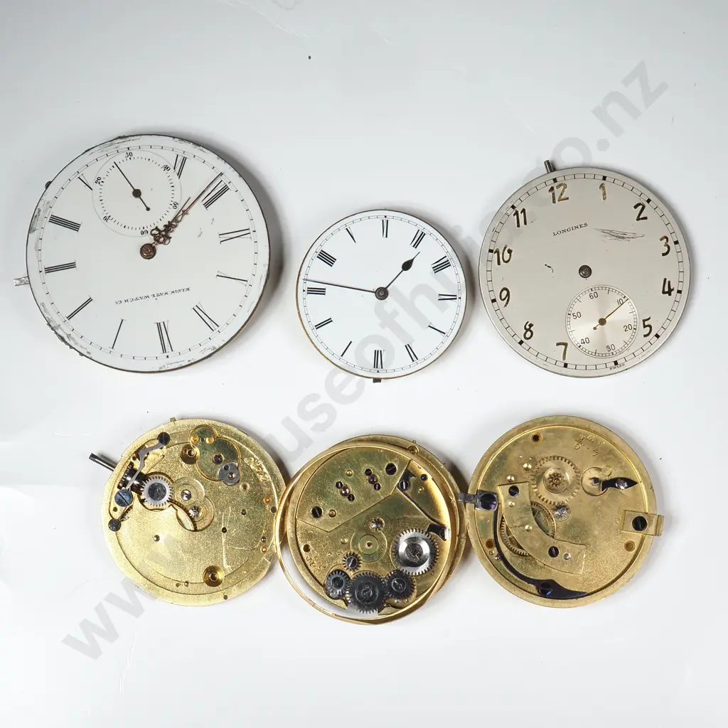 Assorted Lot of Pocket Watch Movements Image 1++
