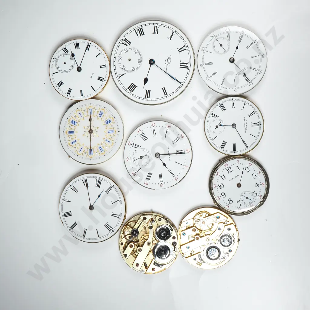 Assorted Lot of Pocket Watch Movements Image 1++