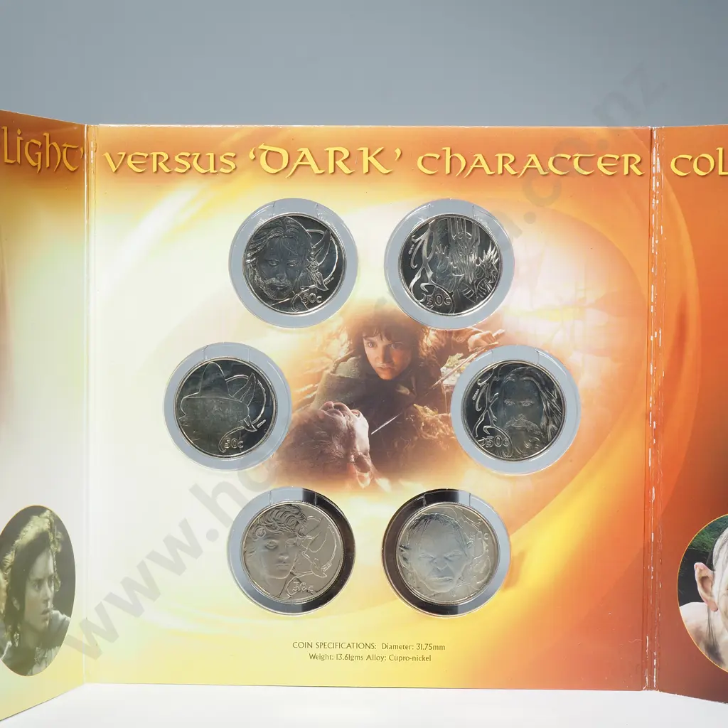 Lord of the Rings UNC Six Coin Set  Image 1++