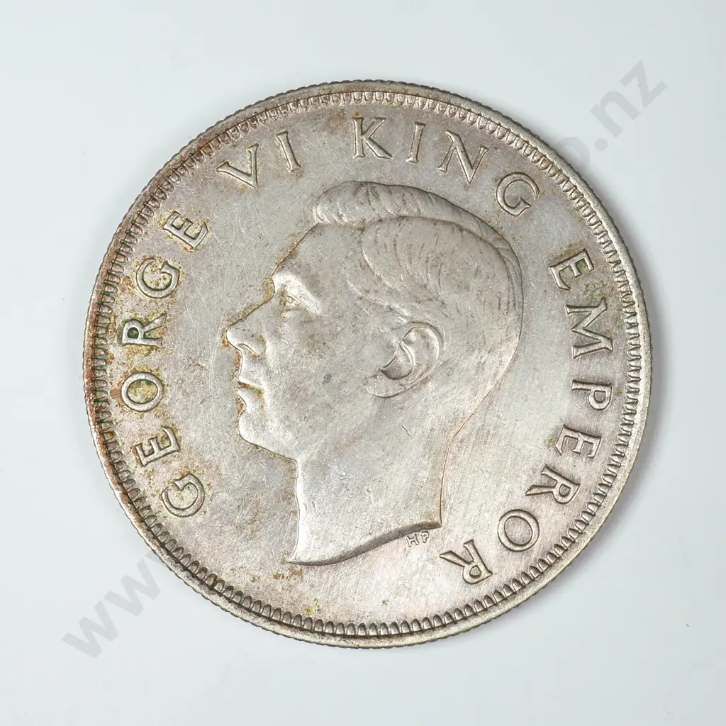1940 New Zealand Waitangi Half Crown - Better Grade Image 1++
