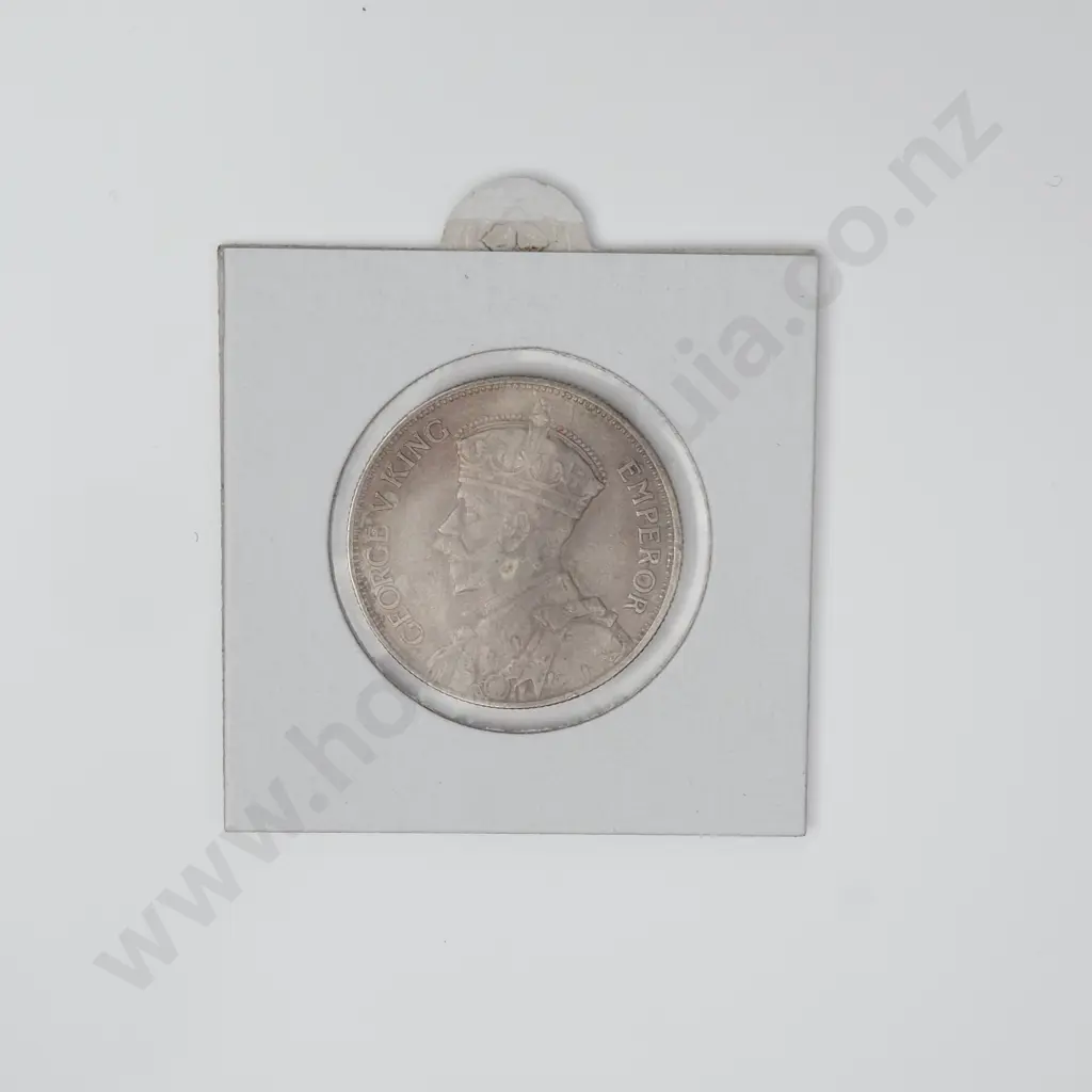NZ 1934 Florin Image 1++