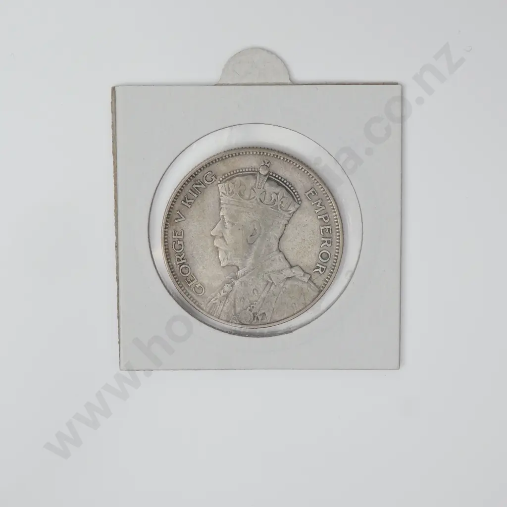 NZ 1935 Half Crown Image 1++