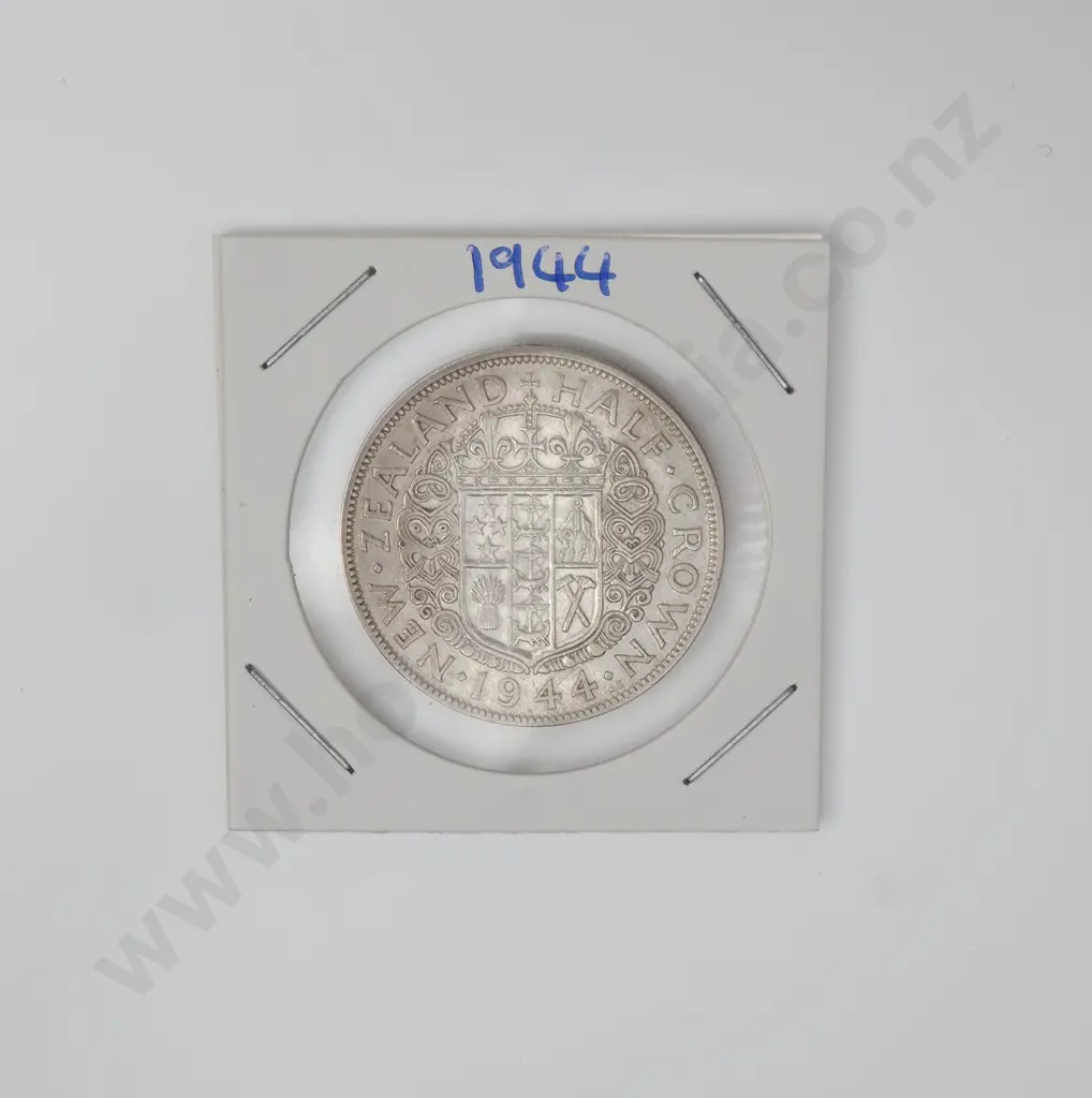 NZ 1944 Half Crown Image 1++