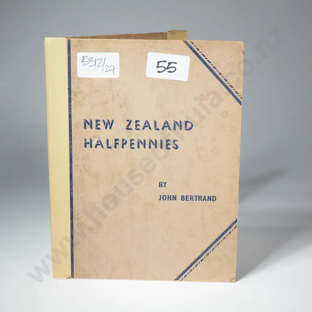 John Bertrand New Zealand Half Pennies Coin Album- almost completed Image 1++