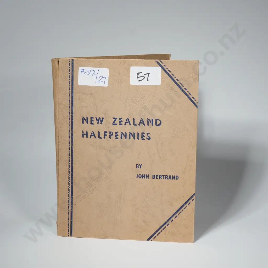John Bertrand New Zealand Half Pennies Coin Album- almost completed Image 1++