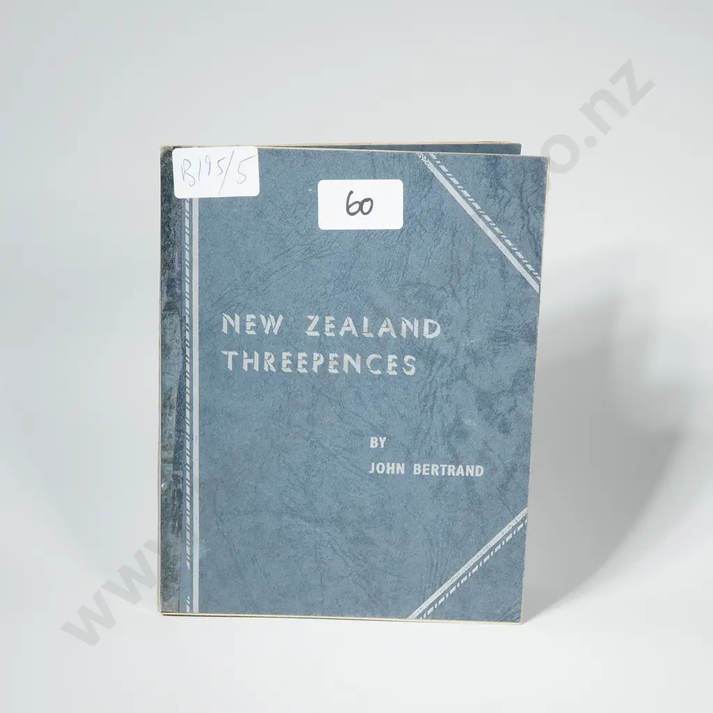 Bertrand New Zealand Threepence Album - Includes 1935 Threepence in Better Grade  Image 1++