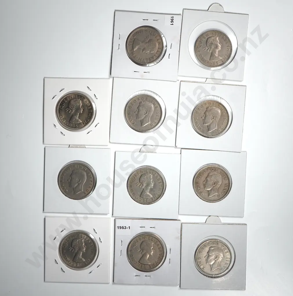 Assorted Lot of Carded Florins - Post 1947 Image 1++