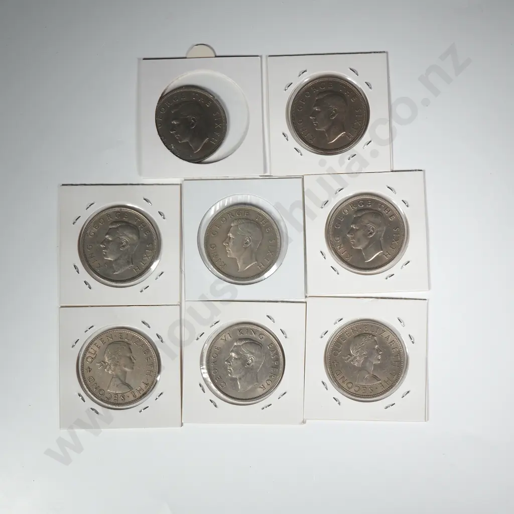 Assorted lot of Individually Carded NZ Half Crowns Image 1++